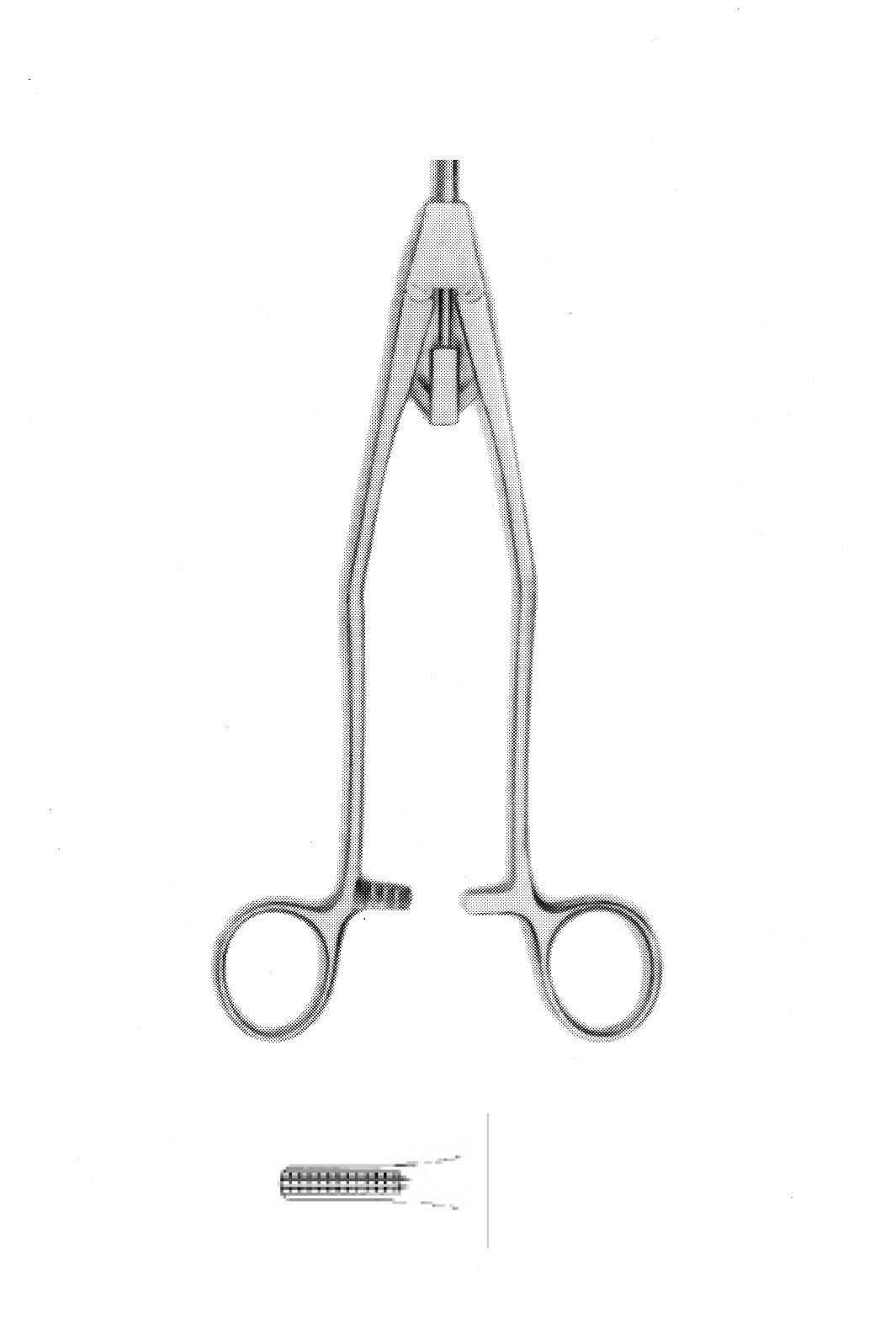 DE BAKEY ATROMAT BAĞIRSAK KLEMP ÇAP  10 MM